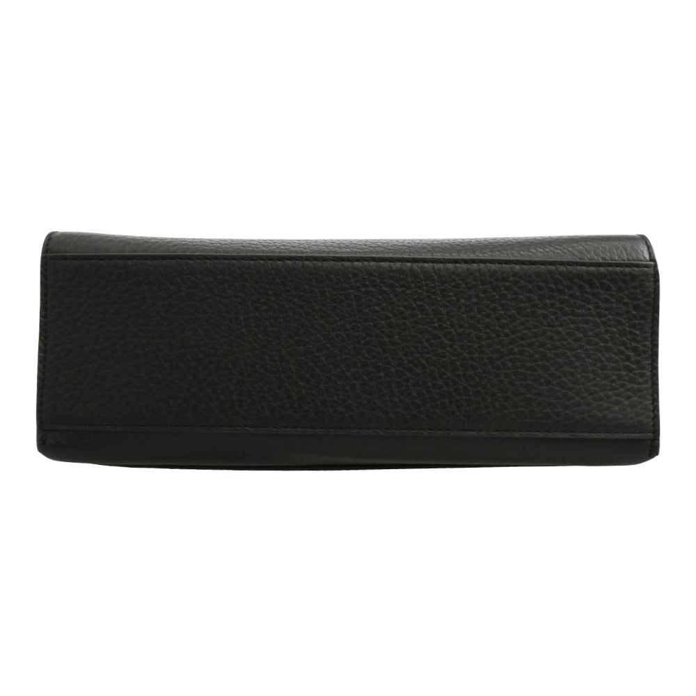 Furla フルラ MB00076 BX0319 ENEA Messenger M エネーア レザー メッセンジャー ショルダーバッグ ブラック系【極上美品】【中古】