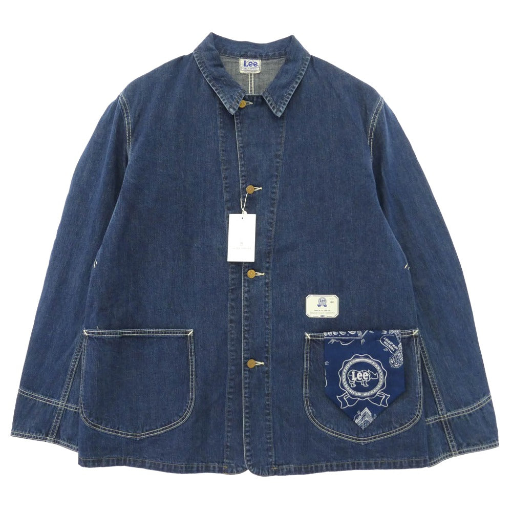 Scye サイ Lee リー UNITED ARROWS ユナイテッドアローズ LB0513 x Lee リー x UNITED ARROWS ユナイテッドアローズ LOCO JACKET デニム カバーオール ジャケット インディゴブルー系 42【極上美品】【中古】