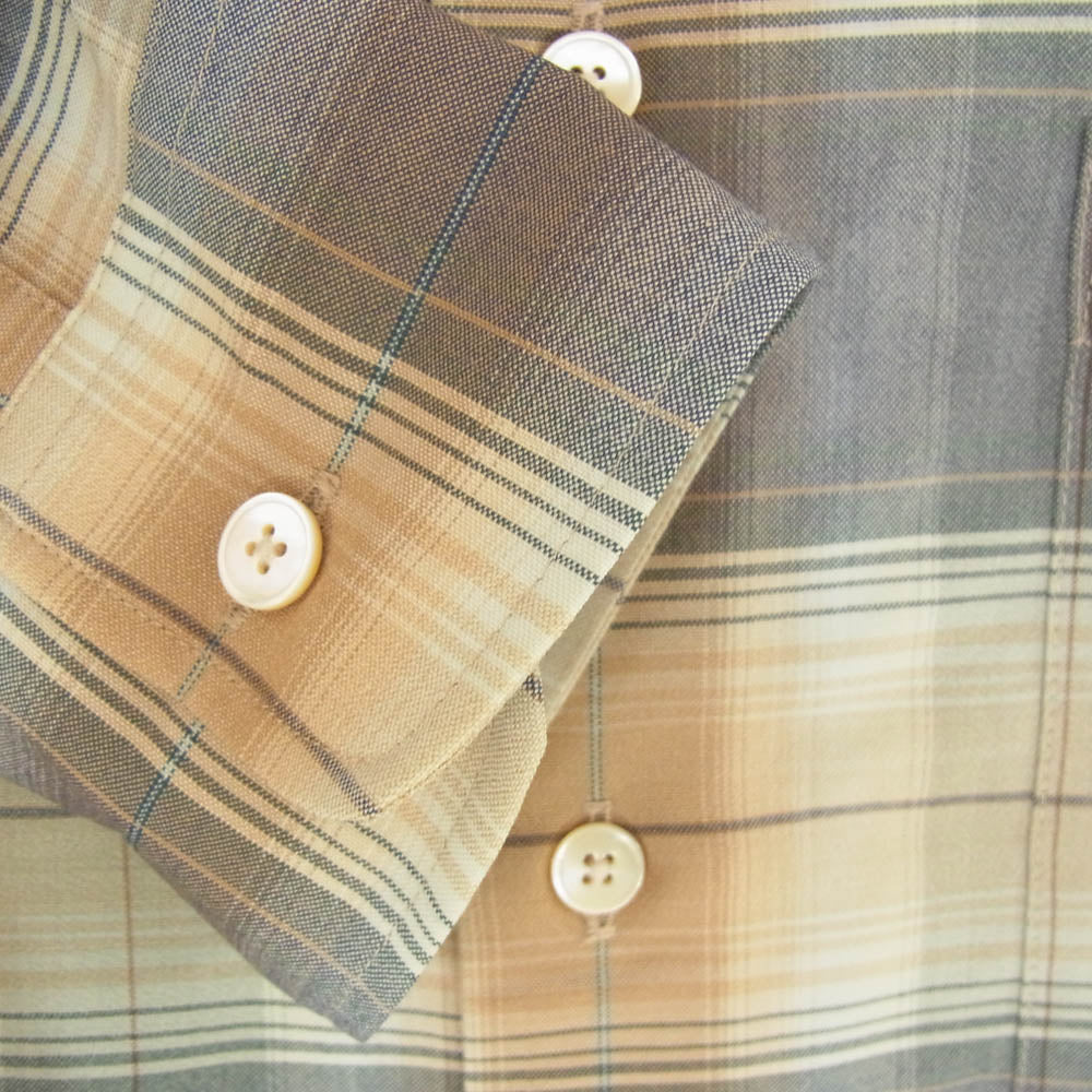 AURALEE オーラリー A26SS01LC SUPER LIGHT WOOL CHECK SHIRT スーパーライトウール チェック 長袖 シャツ マルチカラー系 5【極上美品】【中古】