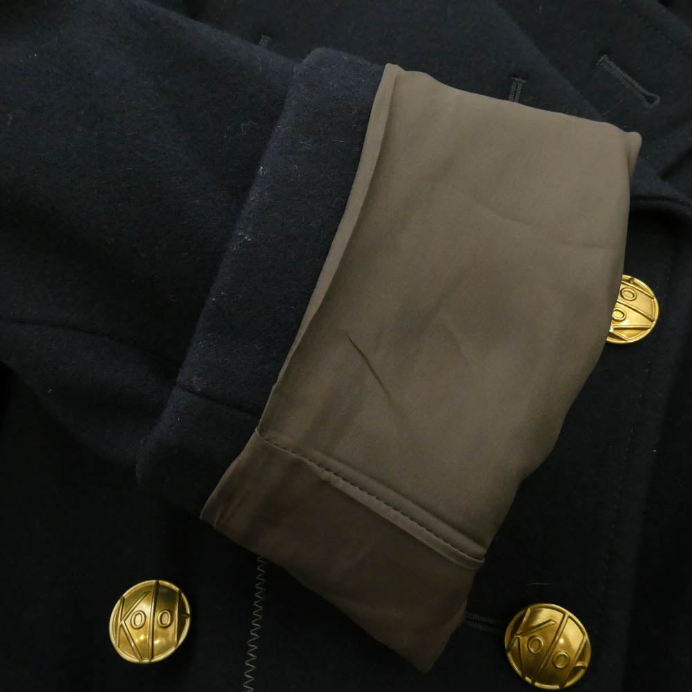 kolor カラー 25AW 25WCM-C03106 ウール エポレット ダブルブレスト コート ネイビー系 3【中古】