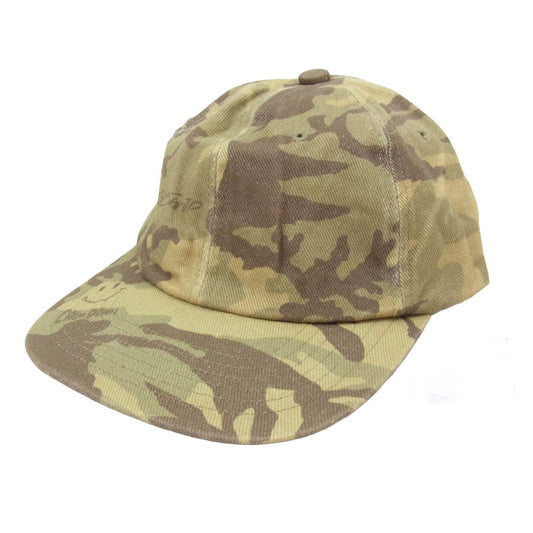 エスダブリュージェーピー 26SS SW-26SS-59 ABERCALMDOWN CAMO CAP SW カモフラ ベースボール キャップ 帽子 カーキ系 FREE【極上美品】【中古】