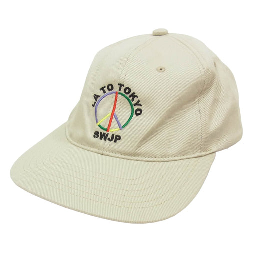 エスダブリュージェーピー 26SS SW-26SS-36 CPD TRUCKER CAP SW ロゴ刺繍 ベースボール キャップ 帽子 ベージュ系 FREE【極上美品】【中古】