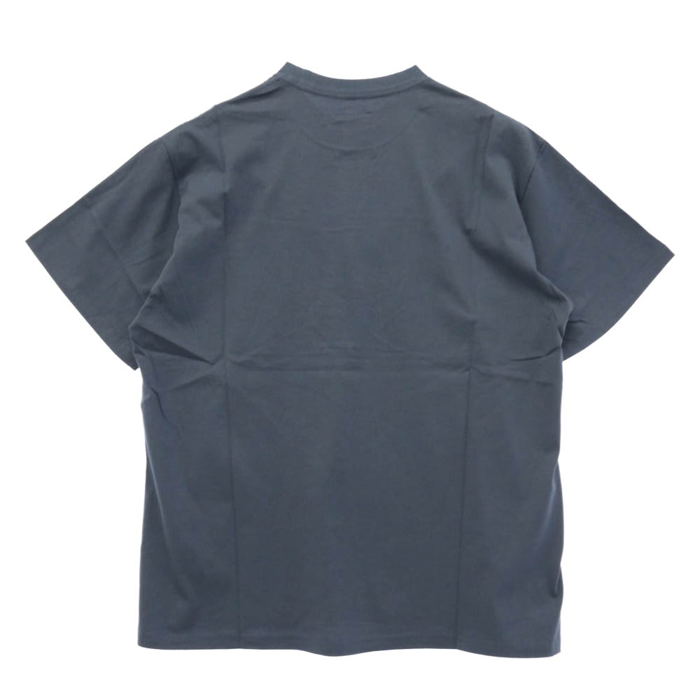 エスダブリュージェーピー 26SS SW-26SS-27 LA TO TOKYO T-SHIRT ロゴプリント クルーネック 半袖 Tシャツ ネイビー ネイビー系 L【新古品】【未使用】【中古】