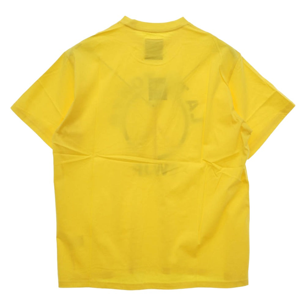 エスダブリュージェーピー 26SS SW-26SS-27 LA TO TOKYO T-SHIRT ロゴプリント クルーネック 半袖 Tシャツ イエロー イエロー系 L【新古品】【未使用】【中古】