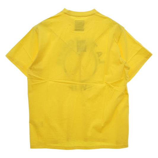 エスダブリュージェーピー 26SS SW-26SS-27 LA TO TOKYO T-SHIRT ロゴプリント クルーネック 半袖 Tシャツ イエロー イエロー系 L【新古品】【未使用】【中古】