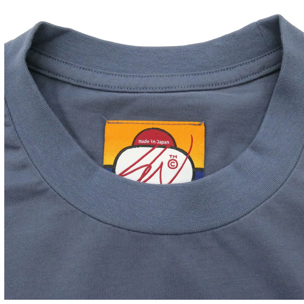 エスダブリュージェーピー 26SS SW-26SS-28 LOVE PARK T-SHIRT ラブパーク ロゴプリント クルーネック 半袖 Tシャツ ネイビー系 L【新古品】【未使用】【中古】