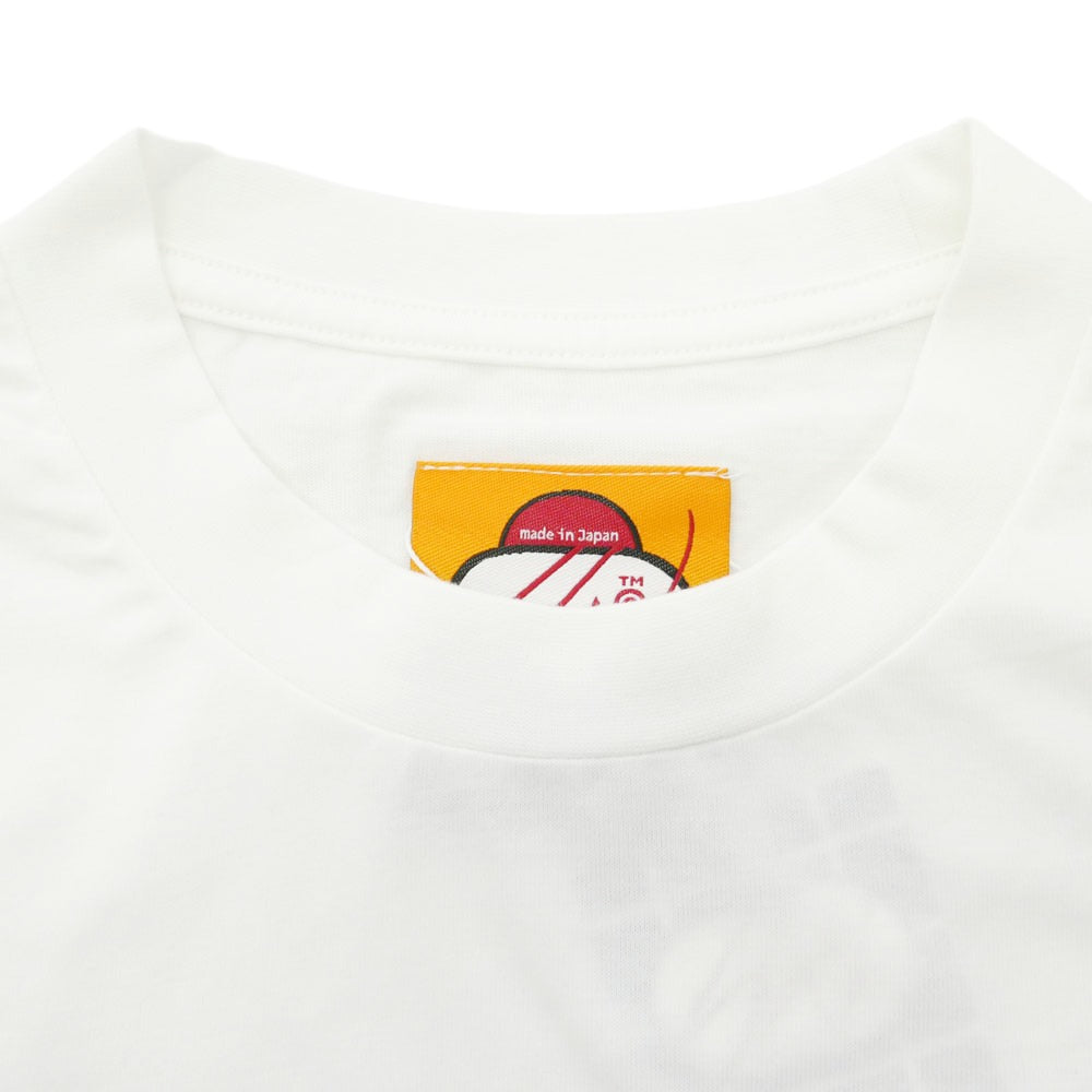エスダブリュージェーピー 26SS SW-26SS-28 LOVE PARK T-SHIRT ラブパーク ロゴプリント クルーネック 半袖 Tシャツ ホワイト系 L【新古品】【未使用】【中古】