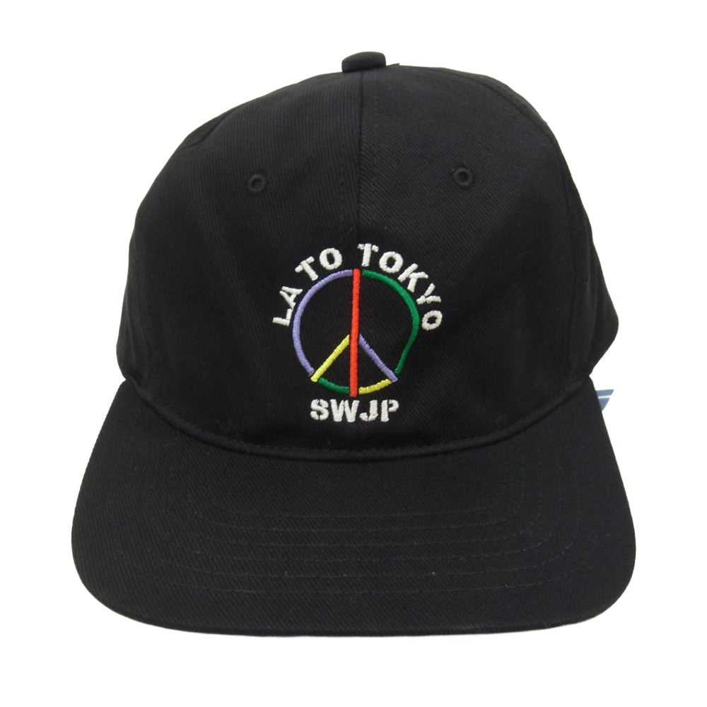 エスダブリュージェーピー 26SS SW-26SS-36 CPD TRUCKER CAP SW ロゴ刺繍 ベースボール キャップ 帽子 ブラック系 FREE【極上美品】【中古】