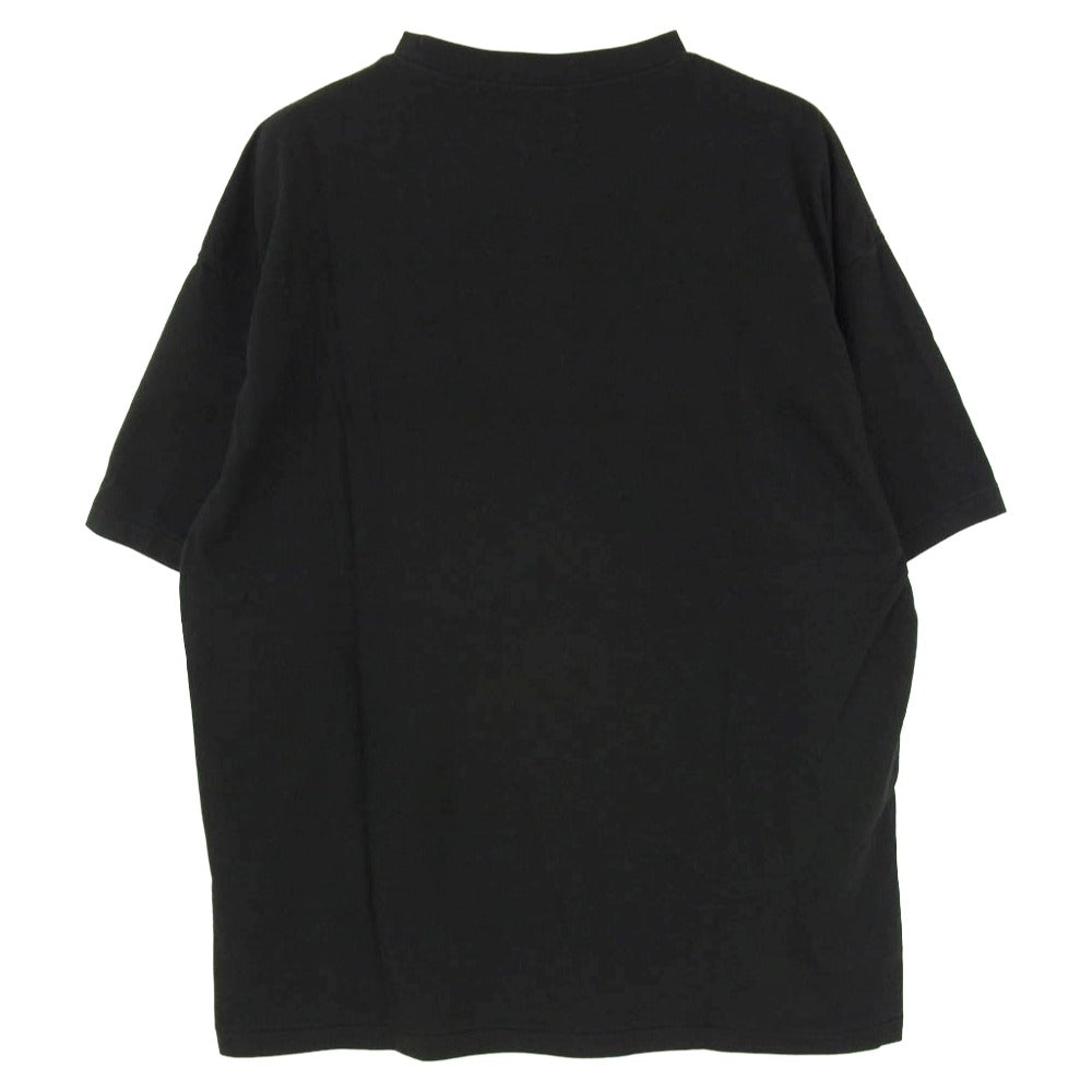 カミヤ 26SS G16TS098-0 THE DARKNESS WILL DISAPPEAR Tee T/C ヴィンテージ加工 ダークネスプリント クルーネック 半袖 Tシャツ ブラック系 S【新古品】【未使用】【中古】