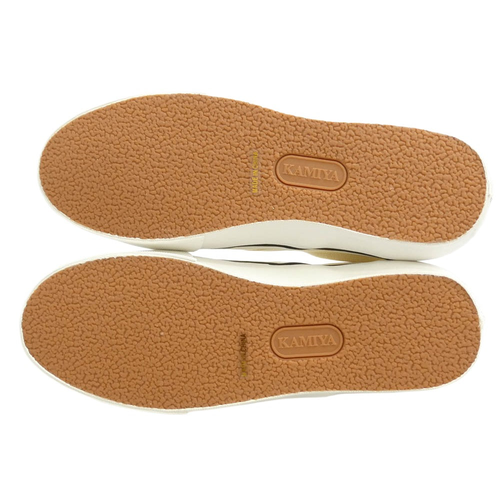 カミヤ 014FW701 Cornnell Vulcanize Slip on Sneaker コーネル ヴァルカナイズ スリッポンスニーカー ホワイト オフホワイト系 41【極上美品】【中古】