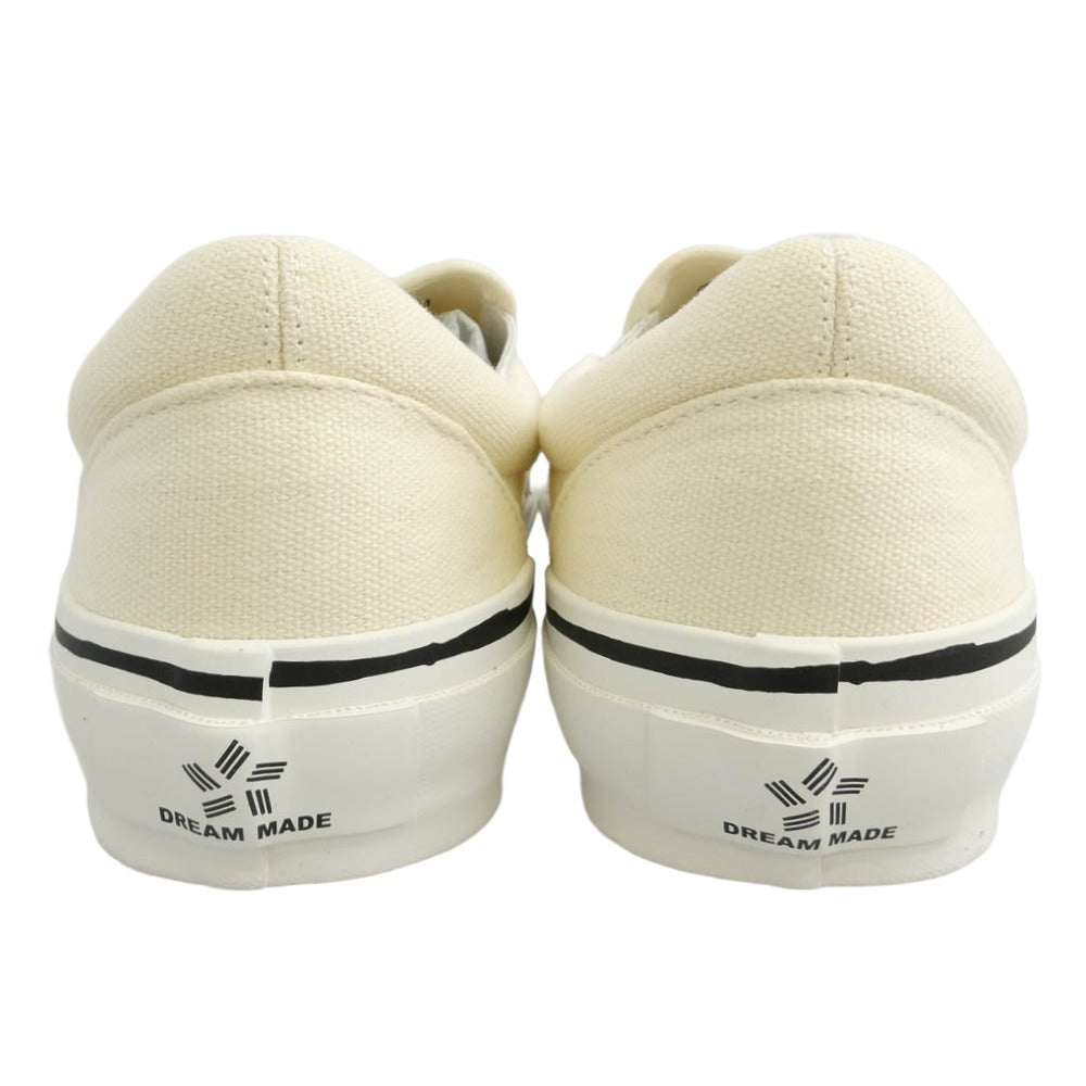 カミヤ 014FW701 Cornnell Vulcanize Slip on Sneaker コーネル ヴァルカナイズ スリッポンスニーカー ホワイト オフホワイト系 42【極上美品】【中古】