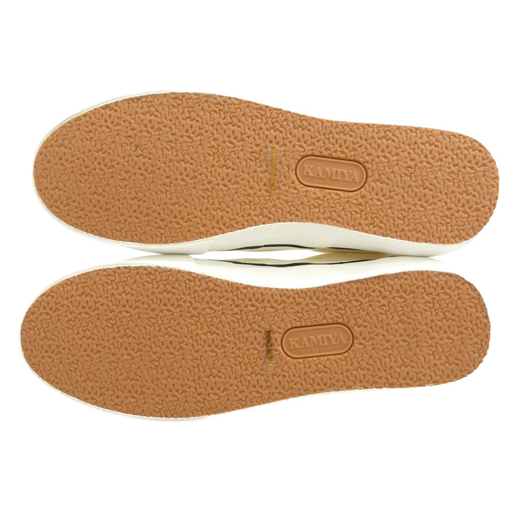 カミヤ 014FW701 Cornnell Vulcanize Slip on Sneaker コーネル ヴァルカナイズ スリッポンスニーカー ホワイト オフホワイト系 43【極上美品】【中古】
