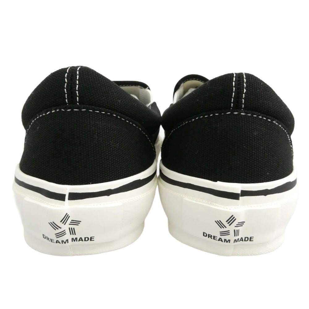 カミヤ 014FW701 Cornnell Vulcanize Slip on Sneaker コーネル ヴァルカナイズ スリッポンスニーカー ブラック ブラック系 41【極上美品】【中古】