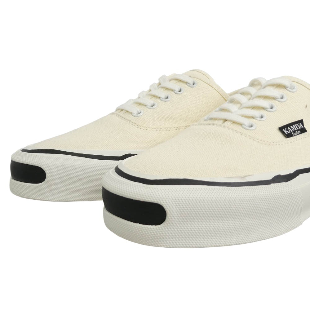 カミヤ G11FW701 Vulcanized Sneaker ヴァルカナイズ スニーカー ホワイト オフホワイト系 42【極上美品】【中古】