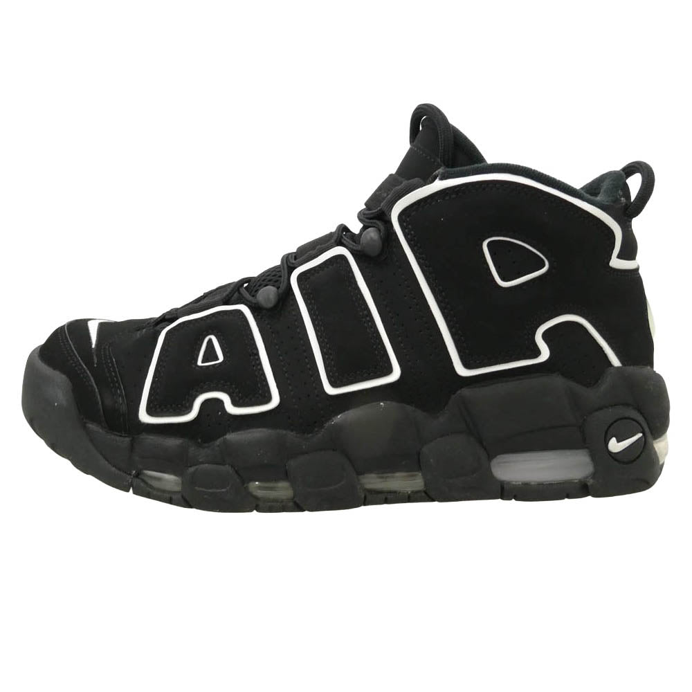 NIKE ナイキ 20AW 414962-002-2020 Air More Uptempo BlackWhite 2020 エア モア アップテンポ ブラック ホワイトハイカット スニーカー ブラック系 28cm【中古】