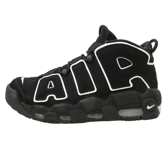 NIKE ナイキ 20AW 414962-002-2020 Air More Uptempo BlackWhite 2020 エア モア アップテンポ ブラック ホワイトハイカット スニーカー ブラック系 28cm【中古】
