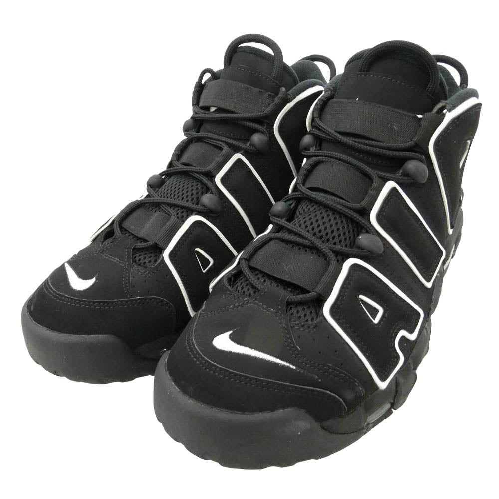 NIKE ナイキ 20AW 414962-002-2020 Air More Uptempo BlackWhite 2020 エア モア アップテンポ ブラック ホワイトハイカット スニーカー ブラック系 28cm【中古】