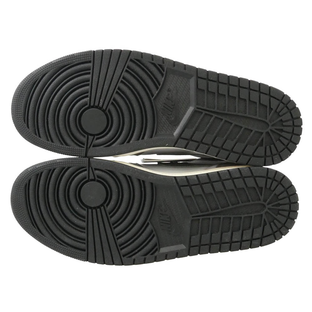 NIKE ナイキ 23SS DZ5485-051 Air Jordan 1 Retro High OG Black and Smoke Grey エアジョーダン レトロ ハイ ブラック アンド スモークグレー スニーカー グレー系 ホワイト系 28.5cm【新古品】【未使用】【中古】