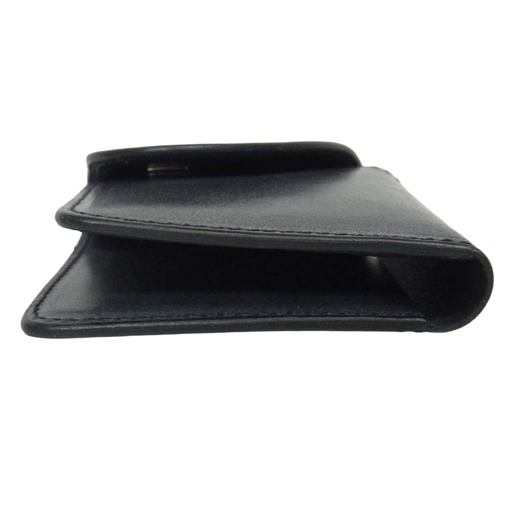 Hender Scheme エンダースキーマ wallet ミニウォレット 二つ折り 財布 ブラック系【中古】