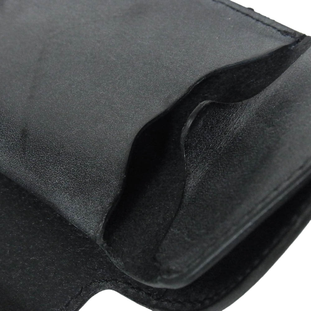 Hender Scheme エンダースキーマ wallet ミニウォレット 二つ折り 財布 ブラック系【中古】