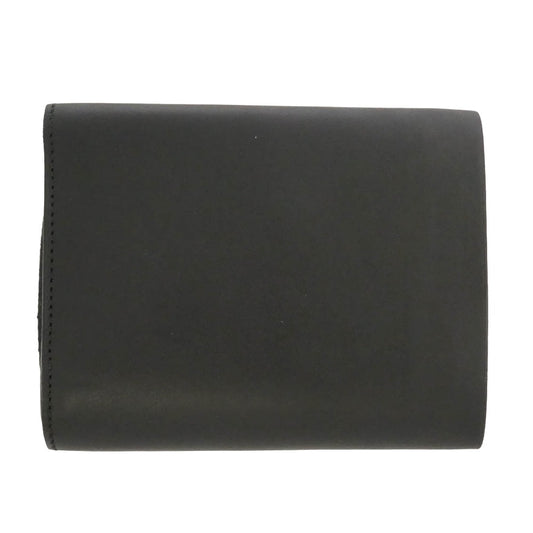 アエタ FOLDED WALLET カウレザー フォールデッド ウォレット 三つ折り 財布 ブラック系【中古】