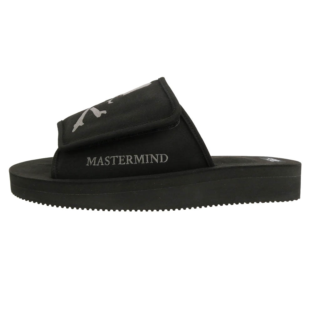mastermind JAPAN マスターマインドジャパン SUICOKE スイコック OG-448-MM MASTERMIND WORLD × SUICOKE スイコック スライダー サンダル ブラック系 28cm【新古品】【未使用】【中古】