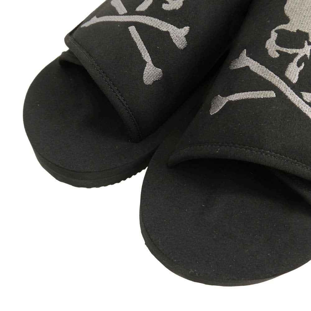 mastermind JAPAN マスターマインドジャパン SUICOKE スイコック OG-448-MM MASTERMIND WORLD × SUICOKE スイコック スライダー サンダル ブラック系 28cm【新古品】【未使用】【中古】
