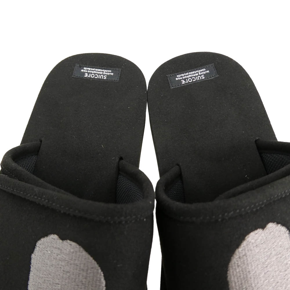mastermind JAPAN マスターマインドジャパン SUICOKE スイコック OG-448-MM MASTERMIND WORLD × SUICOKE スイコック スライダー サンダル ブラック系 28cm【新古品】【未使用】【中古】