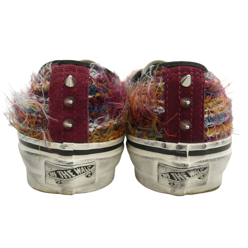 VANS バンズ VN000DB8BJ2 Premium Authentic 44 Ibiza Pack Port/Multi プレミアム オーセンティック イビザパック スニーカー エンジ系 マルチカラー系 25.5cm【美品】【中古】