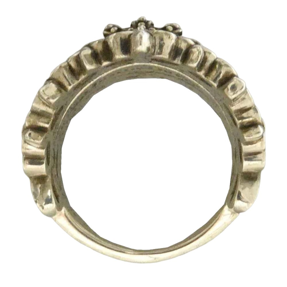 Justin Davis ジャスティンデイビス SRJ661 LITTLE RIOT RING リトル ライオット リング シルバー系 17号【中古】