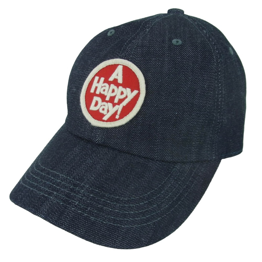 UES ウエス 82DC A HAPPY DAY! デニム キャップ 帽子 インディゴブルー系 XL【極上美品】【中古】