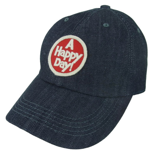 UES ウエス 82DC A HAPPY DAY! デニム キャップ 帽子 インディゴブルー系 XL【極上美品】【中古】