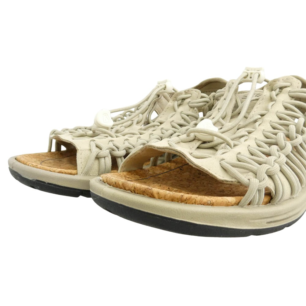 KEEN キーン 1028573 Uneek 2 OT Plazatope ユニーク2 OT プラザトープ サンダル ベージュ系 27cm【中古】