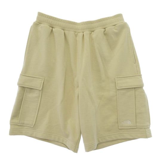 THE NORTH FACE ノースフェイス NB42450 Sweat Cargo Short スウェット カーゴ ショーツ ショートパンツ ベージュ系 M【極上美品】【中古】