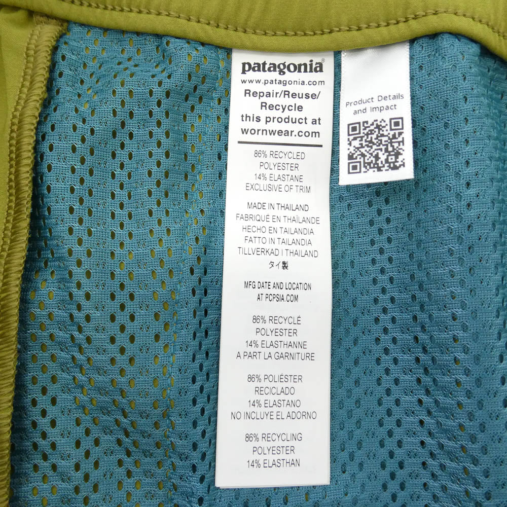 patagonia パタゴニア 25SS STY86436SP25 Men's Hydropeak Volley Shorts メンズ ハイドロピーク バレー ショーツ ショートパンツ イエロー モスグリーン系【中古】