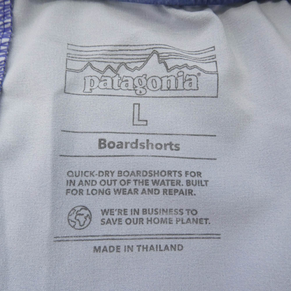 patagonia パタゴニア 25SS STY86436SP25 Men's Hydropeak Volley Shorts メンズ ハイドロピーク バレー ショーツ ショートパンツ ブルー パープル系 L【中古】