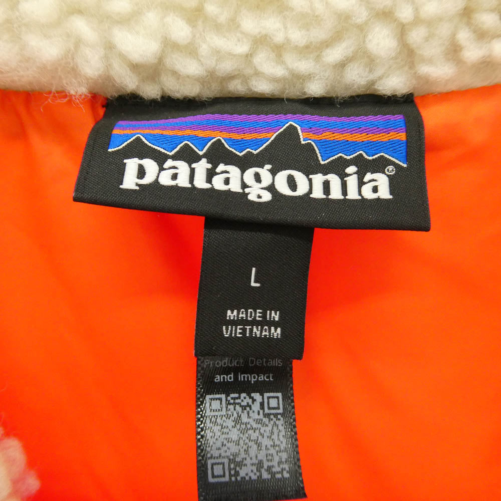 patagonia パタゴニア 25AW STY23049FA25 Mens Classic RetroX Vest メンズ クラシック レトロX ベスト ブルー系 アイボリー系 L【中古】