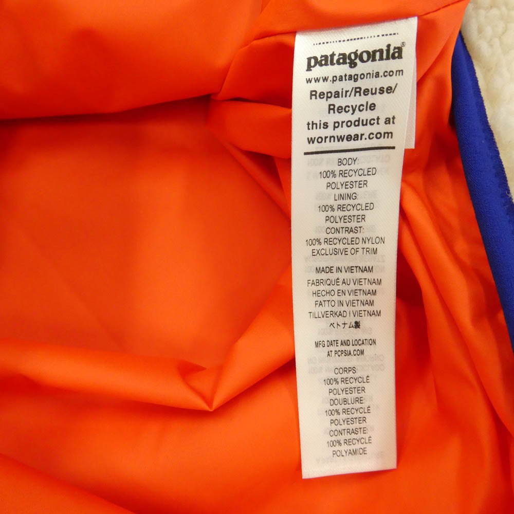 patagonia パタゴニア 25AW STY23049FA25 Mens Classic RetroX Vest メンズ クラシック レトロX ベスト ブルー系 アイボリー系 L【中古】