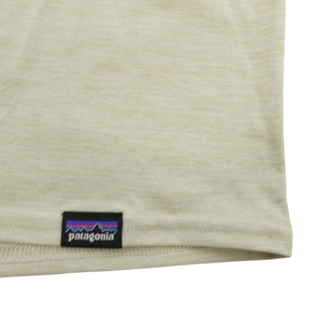 patagonia パタゴニア 45215 メンズ キャプリーン クール デイリー 半袖 Tシャツ ベージュ系 S【美品】【中古】