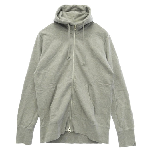 LOOPWHEELER ループウィラー ジップアップ パーカー フーディー グレー系 M【中古】