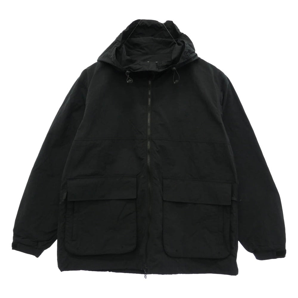 snowpeak スノーピーク URBAN RESEARCH アーバンリサーチ UR-JK-26SU002 x URBAN RESEARCH DOORS アーバンリサーチドアーズ別注 NYLON WASHER PARKA ナイロン ウォッシャー パーカー ジャケット ブラック系 M【中古】