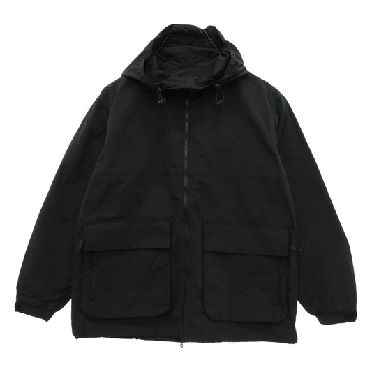 snowpeak スノーピーク URBAN RESEARCH アーバンリサーチ UR-JK-26SU002 x URBAN RESEARCH DOORS アーバンリサーチドアーズ別注 NYLON WASHER PARKA ナイロン ウォッシャー パーカー ジャケット ブラック系 M【中古】
