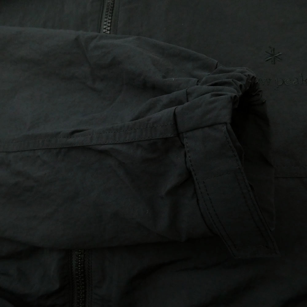 snowpeak スノーピーク URBAN RESEARCH アーバンリサーチ UR-JK-26SU002 x URBAN RESEARCH DOORS アーバンリサーチドアーズ別注 NYLON WASHER PARKA ナイロン ウォッシャー パーカー ジャケット ブラック系 M【中古】