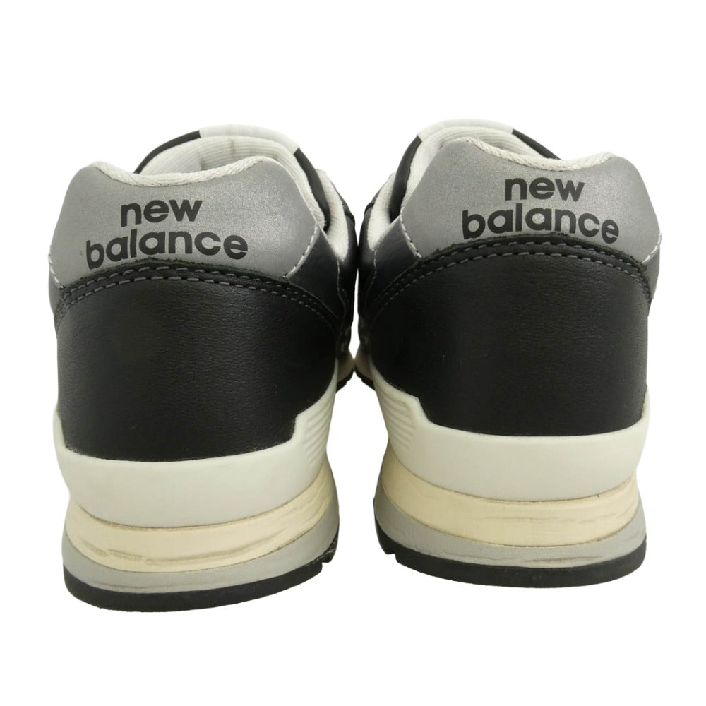 NEW BALANCE ニューバランス CM996RI2 996 レザー スニーカー ブラック系 ホワイト系 25.5cm【美品】【中古】