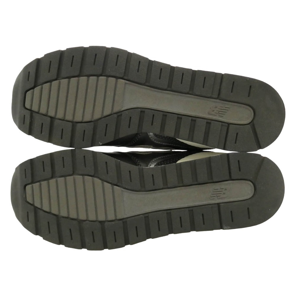 NEW BALANCE ニューバランス CM996RI2 996 レザー スニーカー ブラック系 ホワイト系 25.5cm【美品】【中古】
