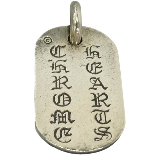 CHROME HEARTS クロムハーツ（原本無） NYC RAISED CEM CRS DOG TAG レイズド セメタリークロス ドッグタグ ペンダントトップ シルバー系【中古】
