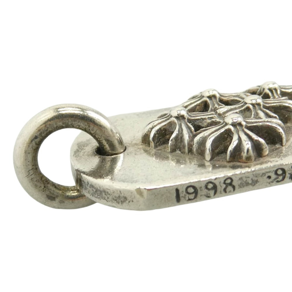 CHROME HEARTS クロムハーツ（原本無） NYC RAISED CEM CRS DOG TAG レイズド セメタリークロス ドッグタグ ペンダントトップ シルバー系【中古】
