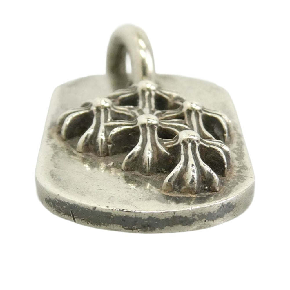 CHROME HEARTS クロムハーツ（原本無） NYC RAISED CEM CRS DOG TAG レイズド セメタリークロス ドッグタグ ペンダントトップ シルバー系【中古】