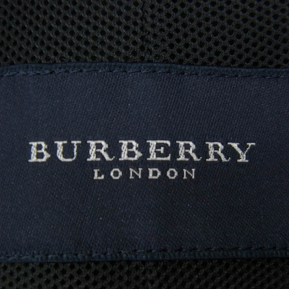 BURBERRY LONDON バーバリー ロンドン BBR43-415-09 裏地ノバチェックメッシュ ハンティングコート ブラック系 M【中古】