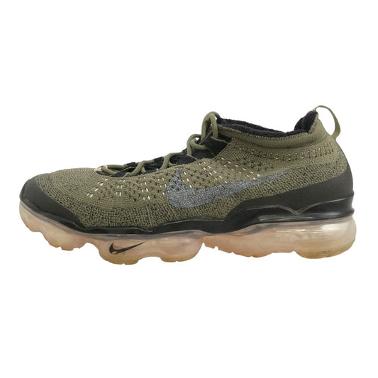 NIKE ナイキ DV1678-200 Air VaporMax 2023 Flyknit Medium Olive Pink Oxford Black エアヴェイパー マックス フライニット ランニングシューズ ローカットスニーカー モスグリーン系 ブラック系 26cm【中古】